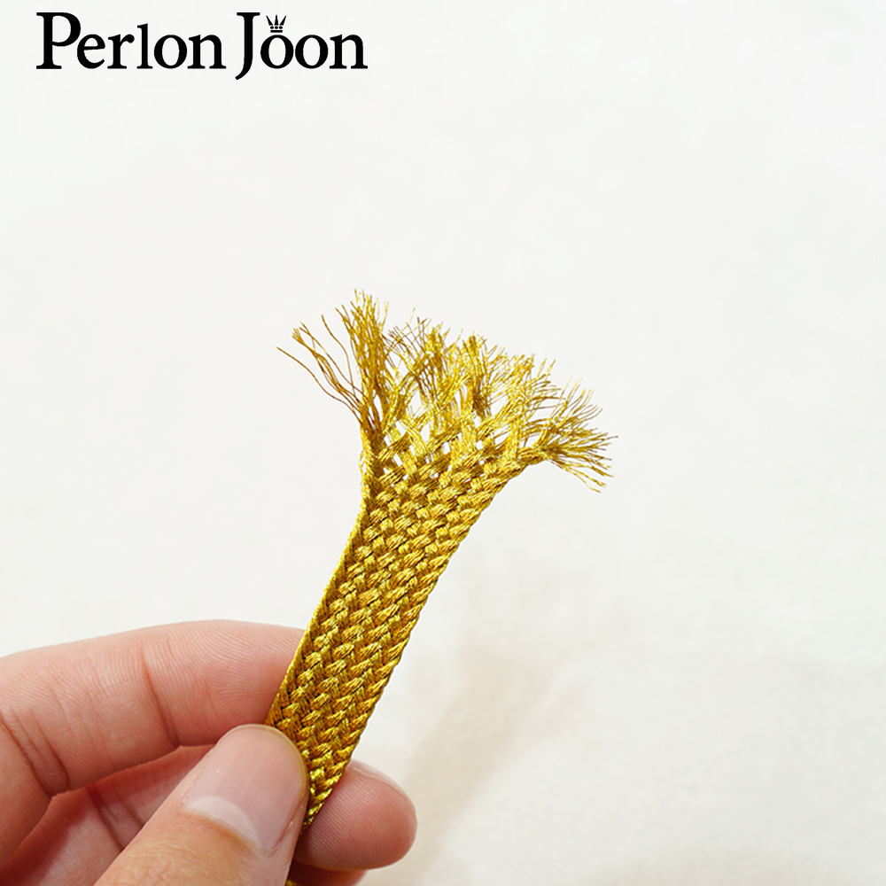 10 야드 골드 스레드 스트랩 웨빙 장식 의류 가방 신 - Perlon Strap Woven 리뷰 및 가격