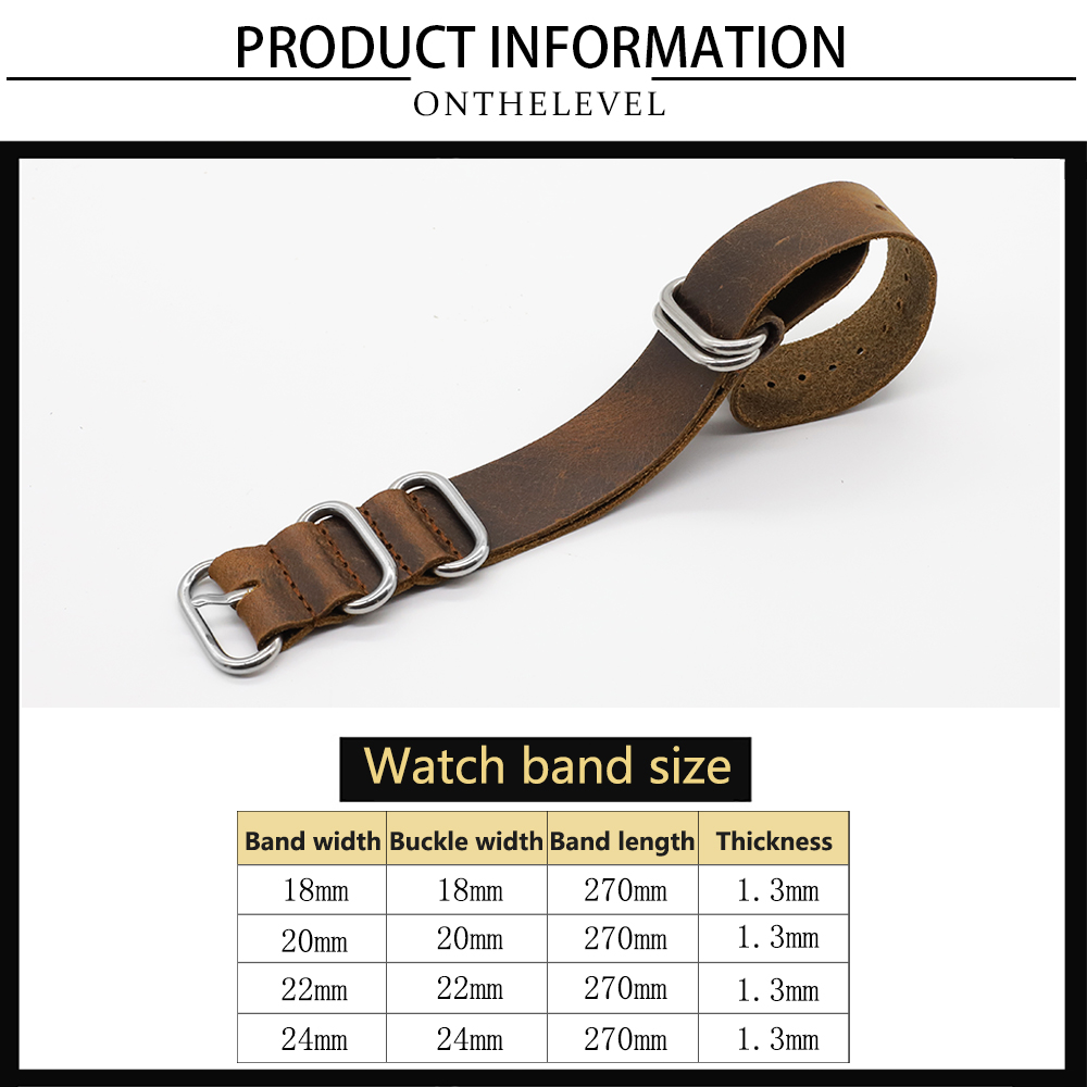 정품 가죽 시계 밴드 18mm 20mm 22mm 24m - Nato Strap Nylon 리뷰 및 가격