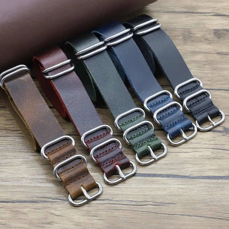 빈티지 정품 가죽 시계 밴드 18mm 20mm 22mm - Nato Strap Nylon 리뷰 및 가격