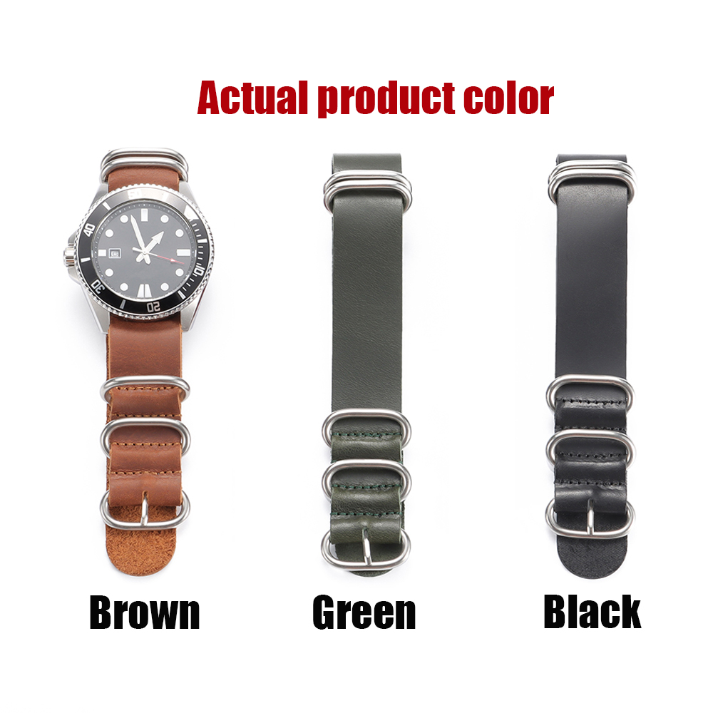 빈티지 정품 가죽 시계 밴드 18mm 20mm 22mm - Nato Strap Nylon 리뷰 및 가격