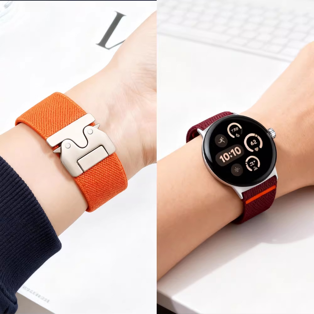 Google Pixel Watch 4/3/2/1 용 밴 - Parachute Strap Elastic 리뷰 및 가격