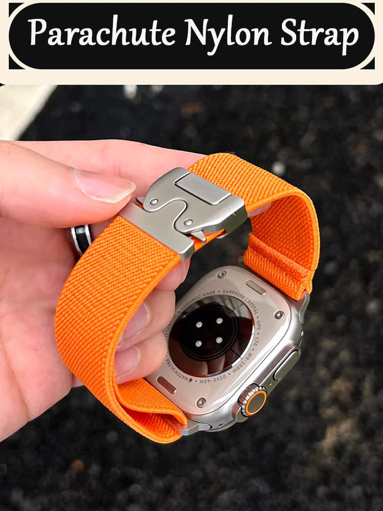 Apple Watch 울트라 2 밴드 용 스트랩 49m - Parachute Strap Elastic 리뷰 및 가격