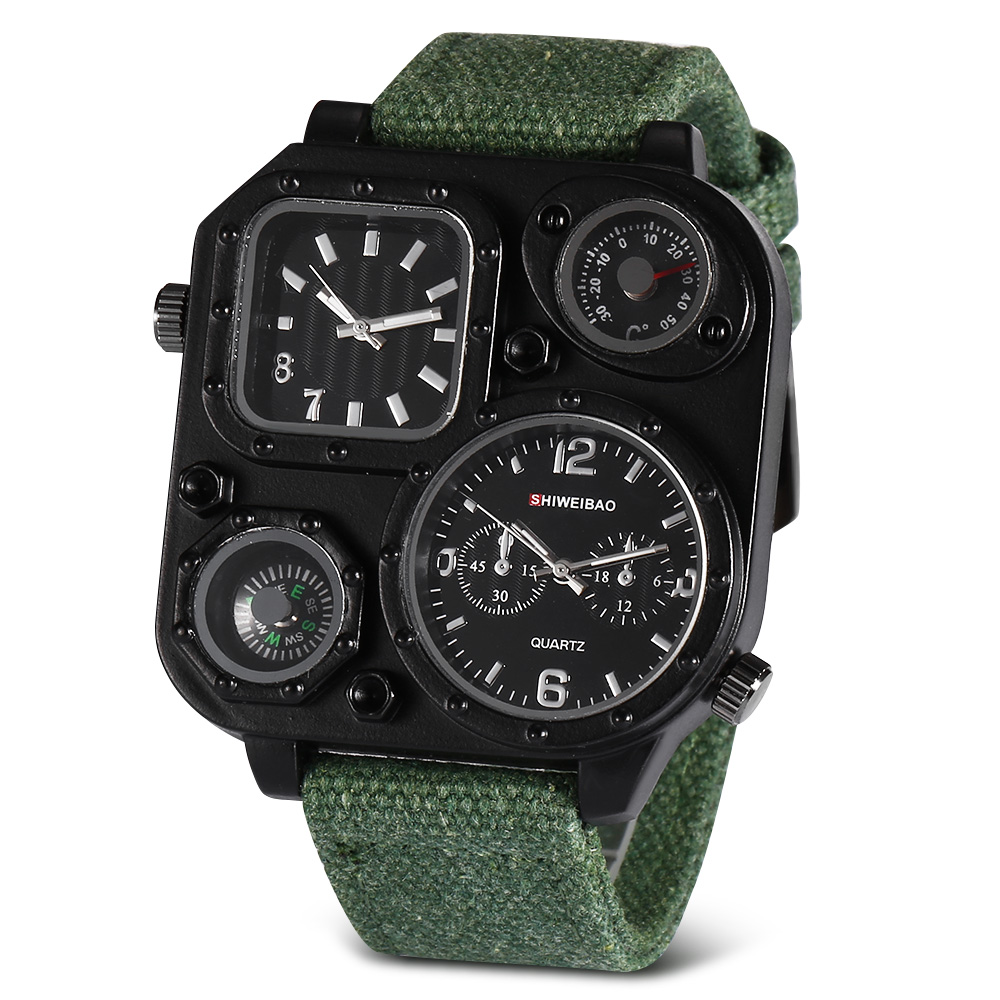쿼츠 남성 시계, 최고 브랜드 럭셔리 캔버스 스트랩,  - Canvas Strap Watch 리뷰 및 가격