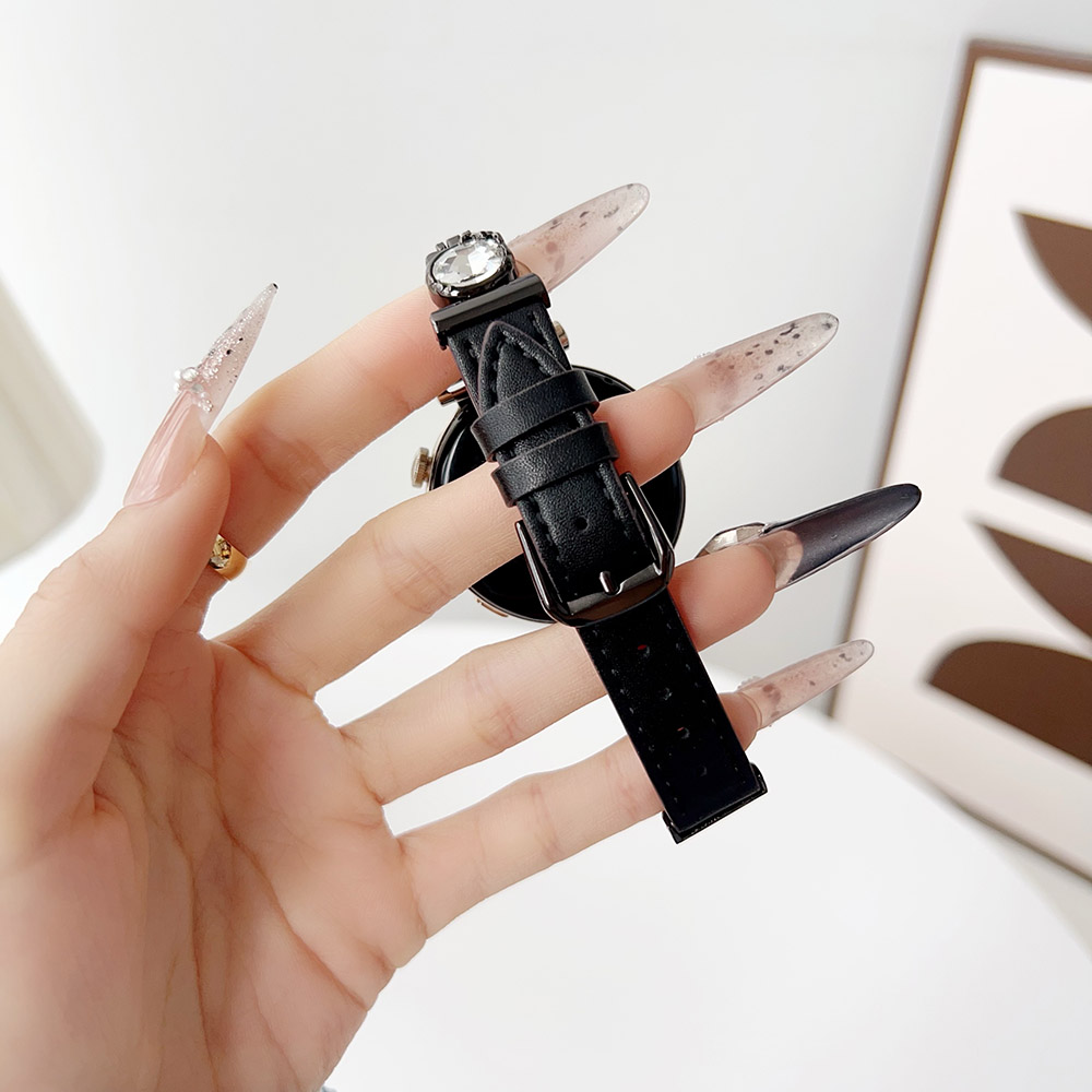 여성을위한 Dressy 시계 팔찌 갤럭시 시계 7/6  - Leather Strap Quick Release 리뷰 및 가격