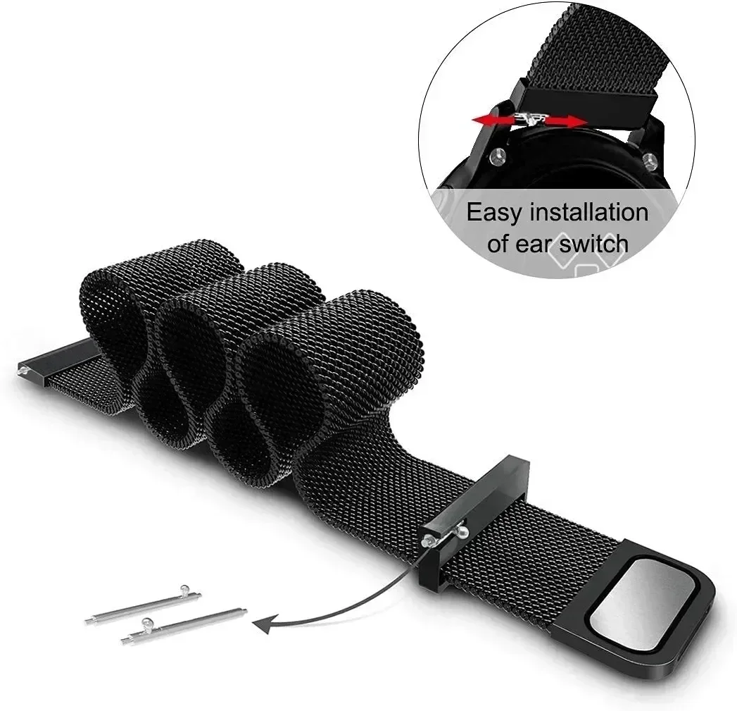 삼성 갤럭시 시계 7 6 5 4 44mm 40mm 자기 - Milanese Loop Magnetic 리뷰 및 가격