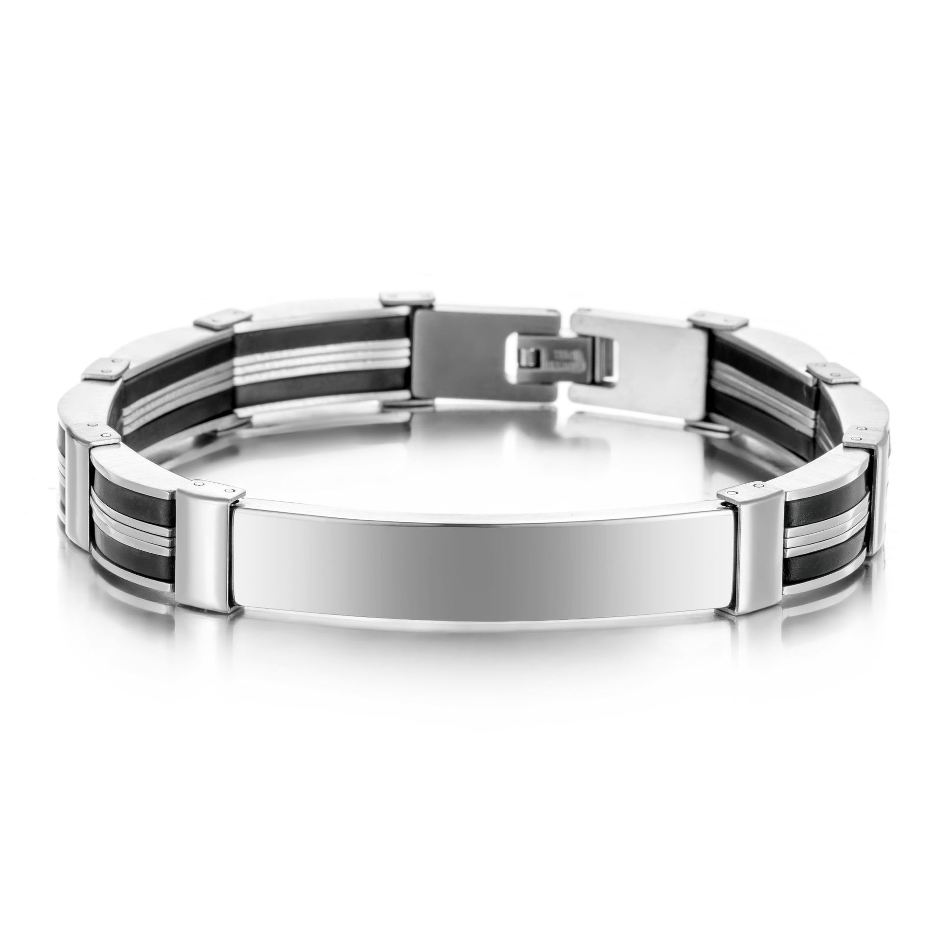 펑크 커스텀 텍스트 네임 남성용 스테인리스 스틸 팔찌  - Silicone Band Women 리뷰 및 가격