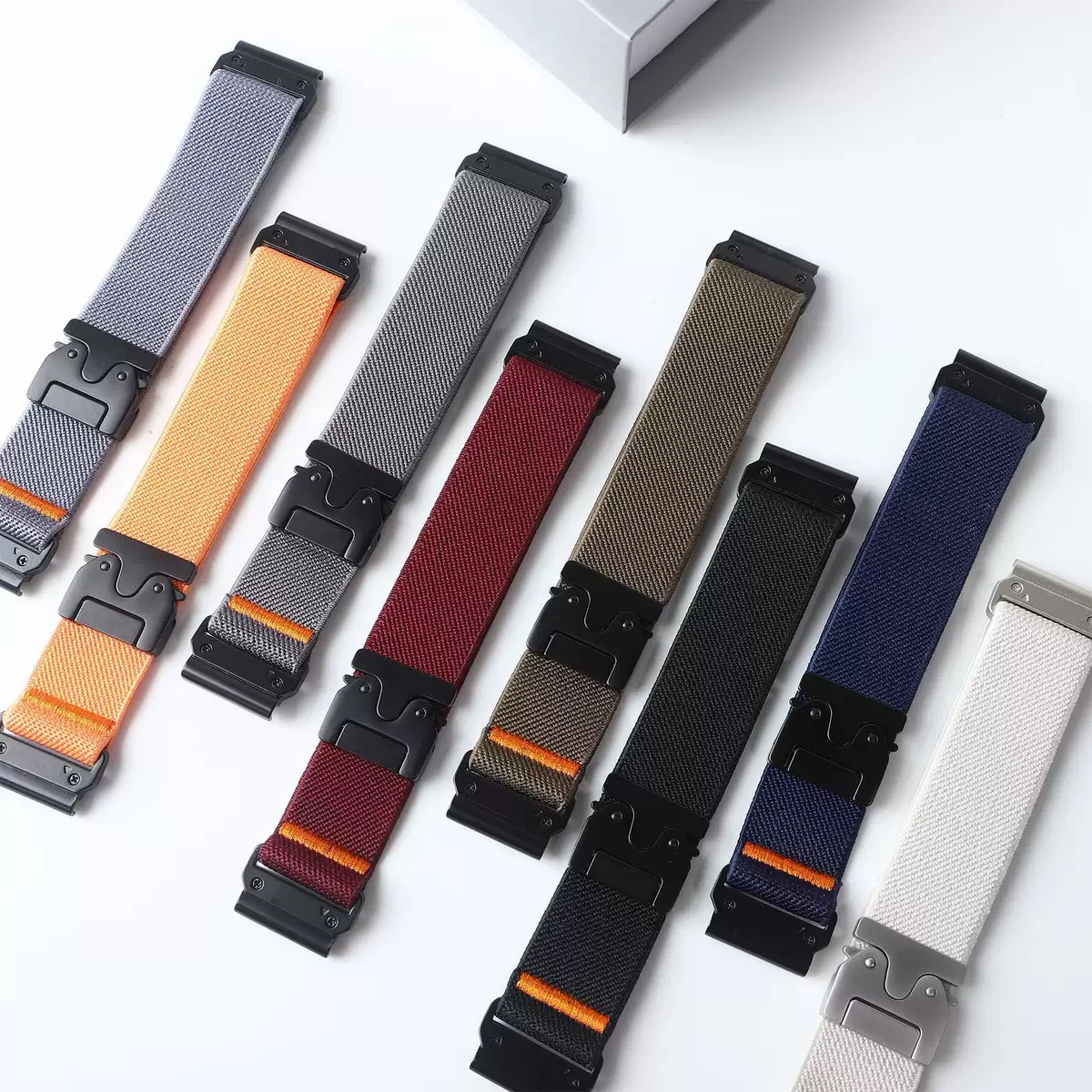 가민 피닉스 8 47mm 7 프로 7X 6X 6 5 5 - Parachute Strap Elastic 리뷰 및 가격