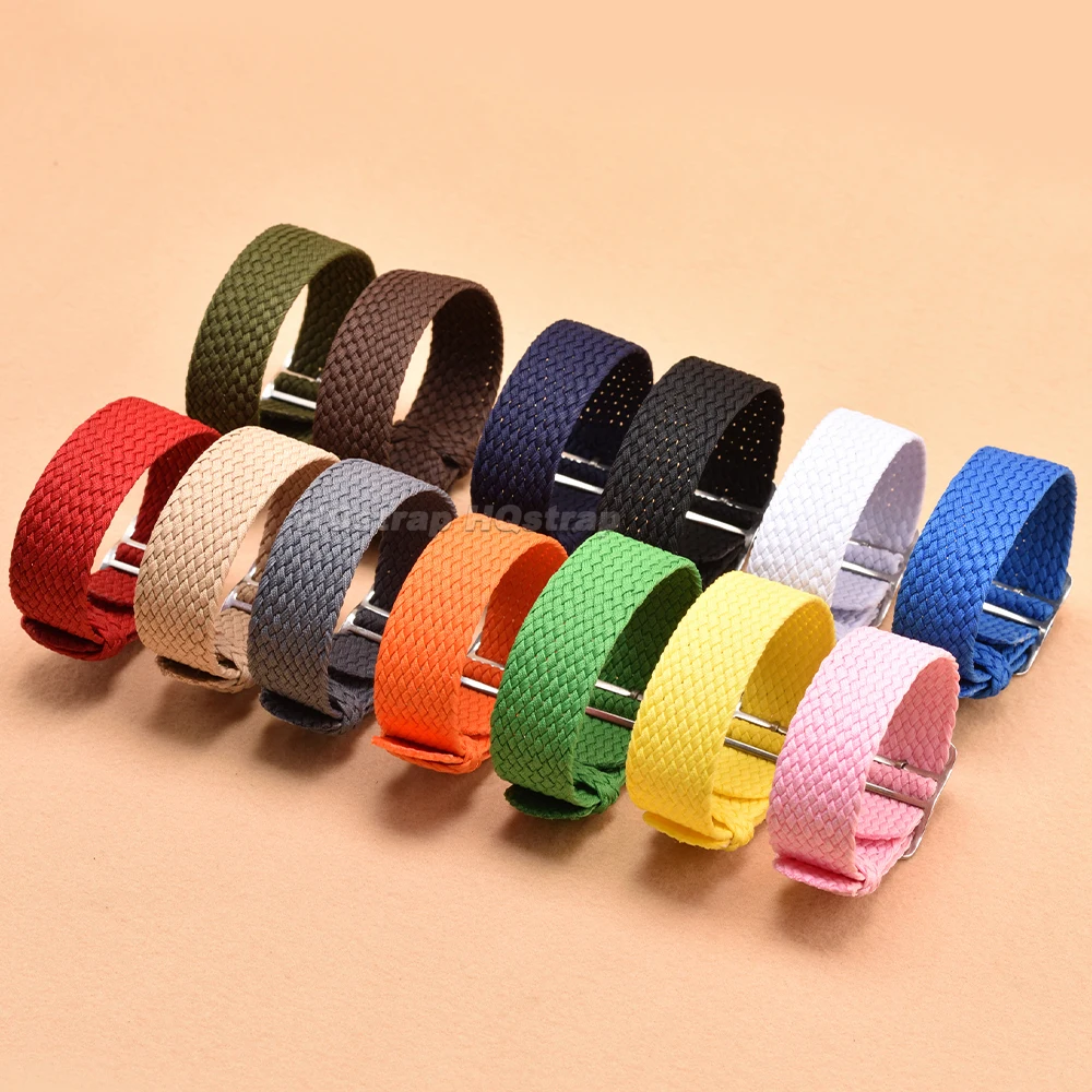 짠 나일론 시계 스트랩 14mm 16mm 18mm 20 - Perlon Strap Woven 리뷰 및 가격