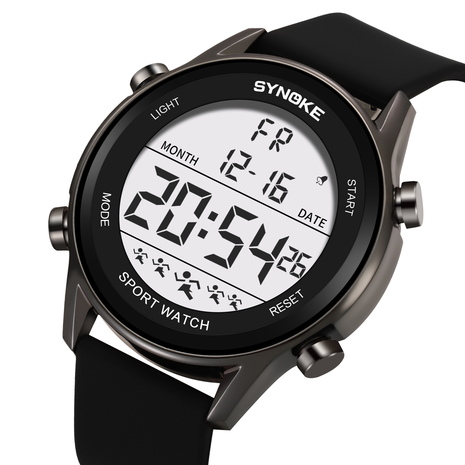 남성용 방수 디지털 시계, SYNOKE 9825A 실리 - Rubber Strap Diver 리뷰 및 가격