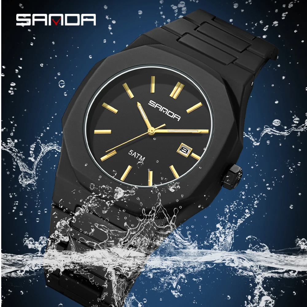2025 산다 패션 남녀공용 쿼츠 시계, 5ATM 방수 - Rubber Strap Diver 리뷰 및 가격
