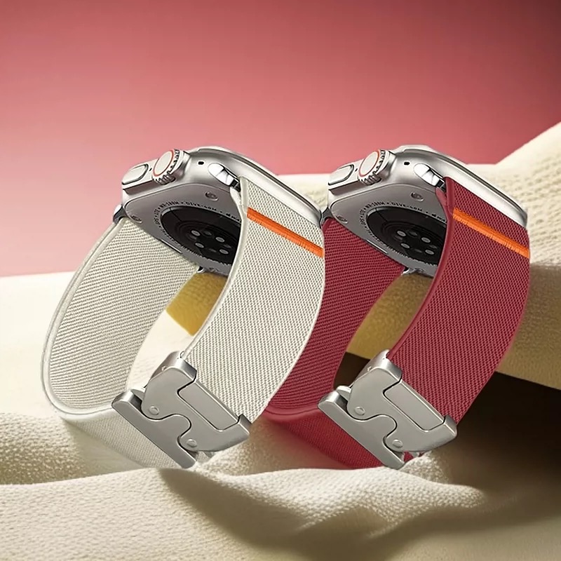 애플워치 울트라 3-2 밴드 49mm 45mm 46mm - Parachute Strap Elastic 리뷰 및 가격