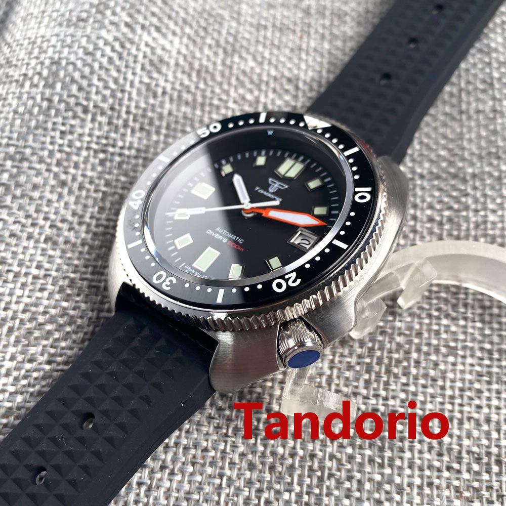 Tandorio 44mm 일본 NH35/PT5000 무 - Rubber Strap Diver 리뷰 및 가격