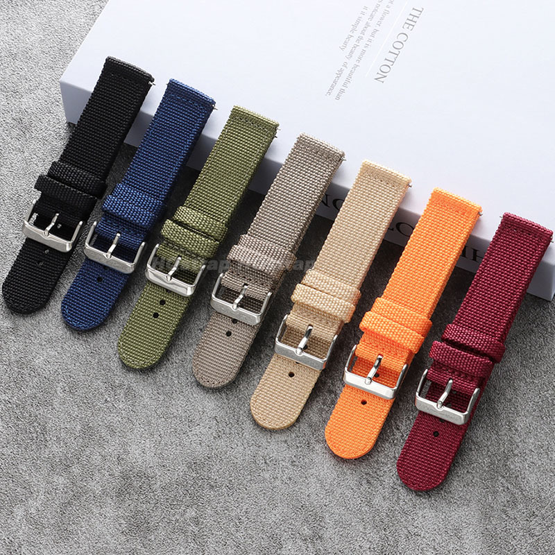 18mm 20mm 22mm 24mm 나일론 시계 밴드  - Canvas Strap Watch 리뷰 및 가격