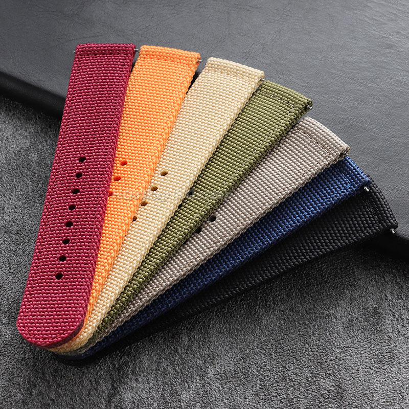 18mm 20mm 22mm 24mm 나일론 시계 밴드  - Canvas Strap Watch 리뷰 및 가격
