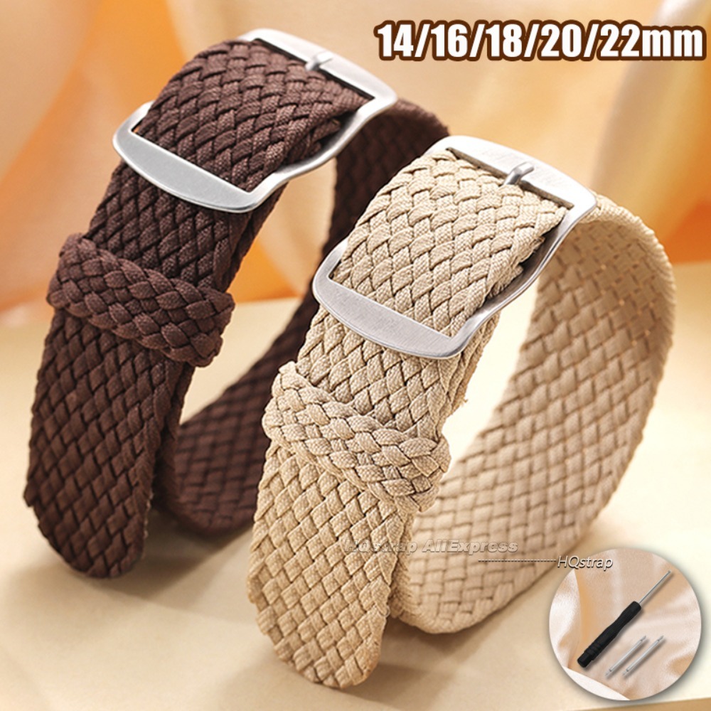나일론 직조 캔버스 시계 밴드 14mm 16mm 18m - Perlon Strap Woven 리뷰 및 가격