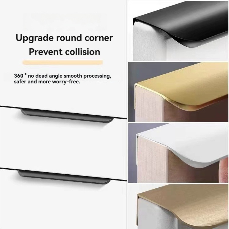 80mm-1200mm 보이지 않는 알루미늄 캐비닛 핸들 - Curved Spring Bar 리뷰 및 가격